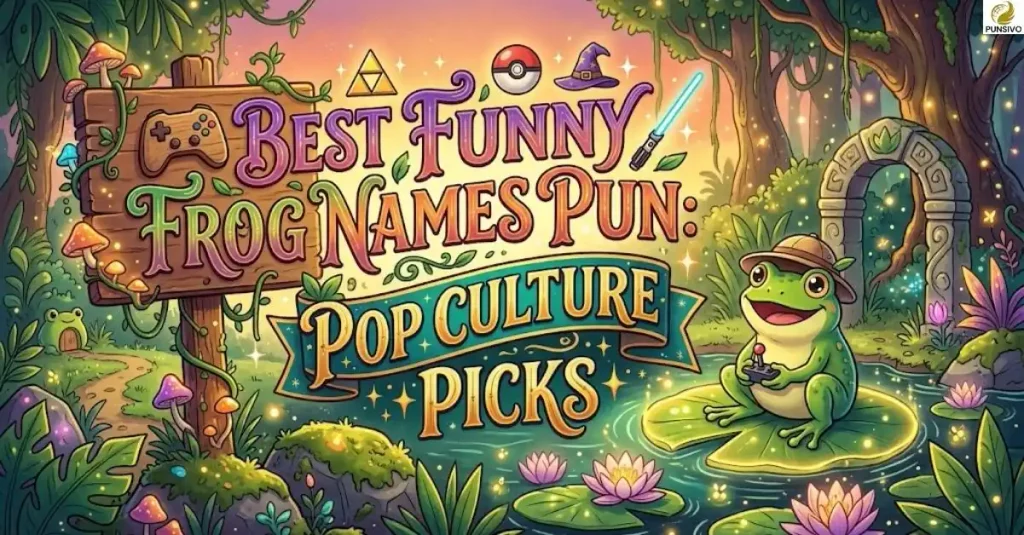 Best Funny Frog Names Pun: Pop Culture Picks