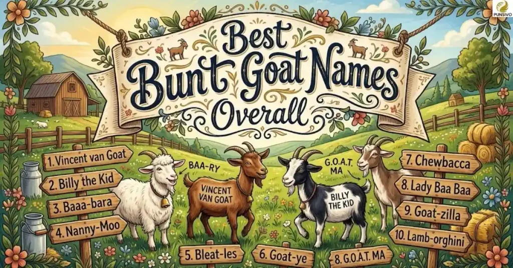 Best Pun Goat Names Overall