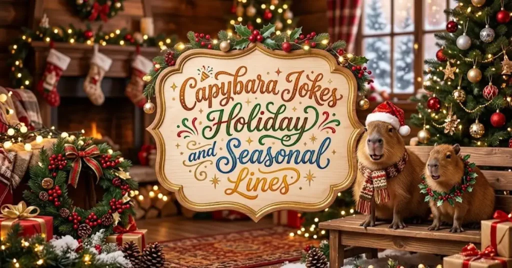capybara-jokes-holiday-and-seasonal-lines Capybara Jokes Holiday and Seasonal Lines