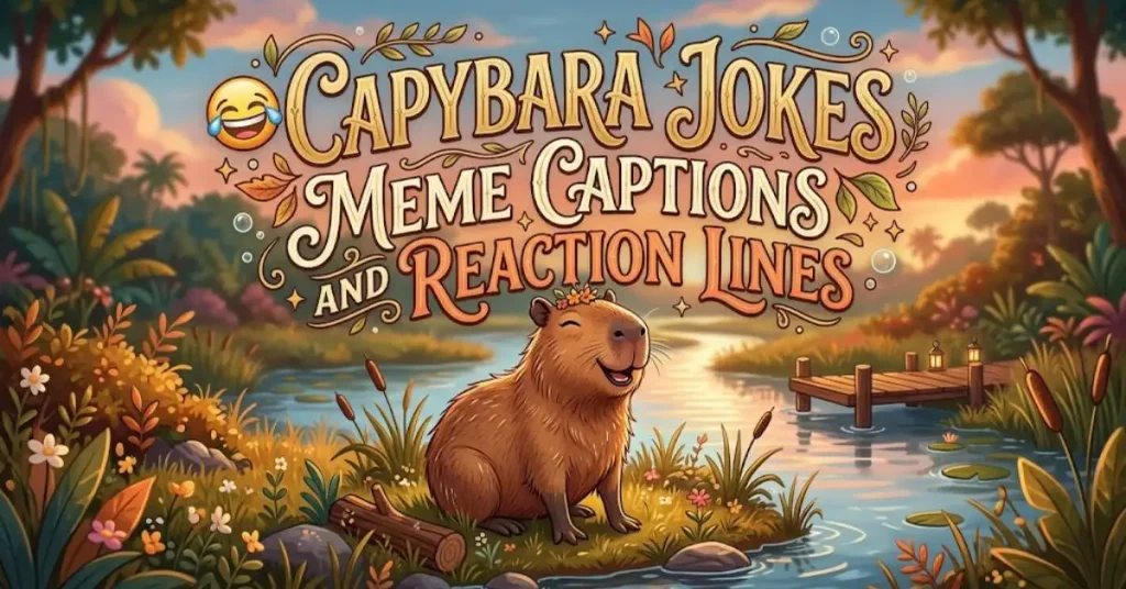 capybara-jokes-meme-captions-and-reaction-lines Capybara Jokes Meme Captions and Reaction Lines