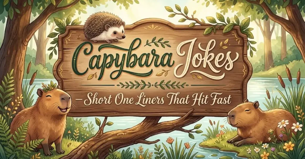 capybara-jokes-short-one-liners-that-hit-fast Capybara Jokes Short One Liners That Hit Fast