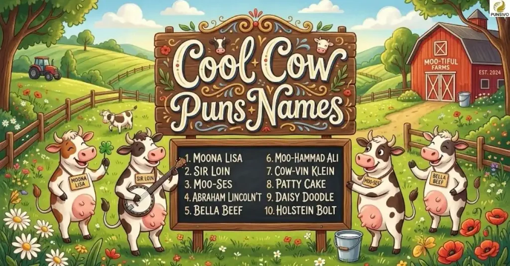 Cool Cow Puns Names