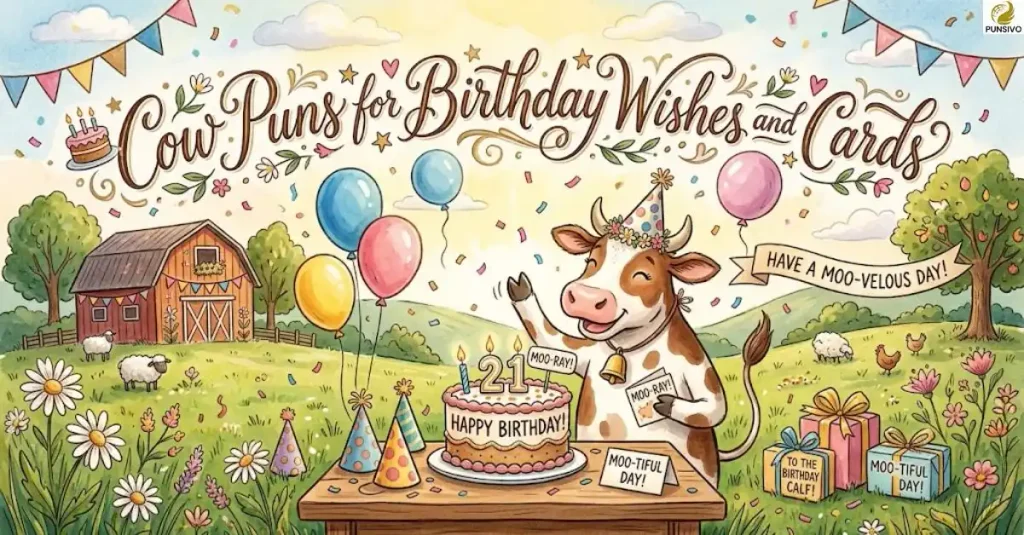 cow-puns-for-birthday-wishes-and-cards Cow Puns for Birthday Wishes and Cards