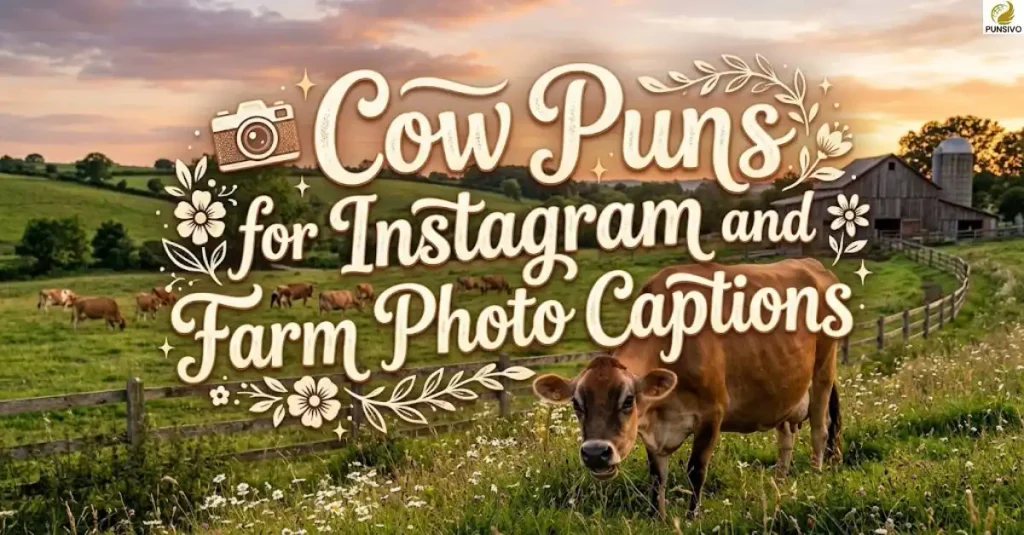 cow-puns-for-instagram-and-farm-photo-captions Cow Puns for Instagram and Farm Photo Captions