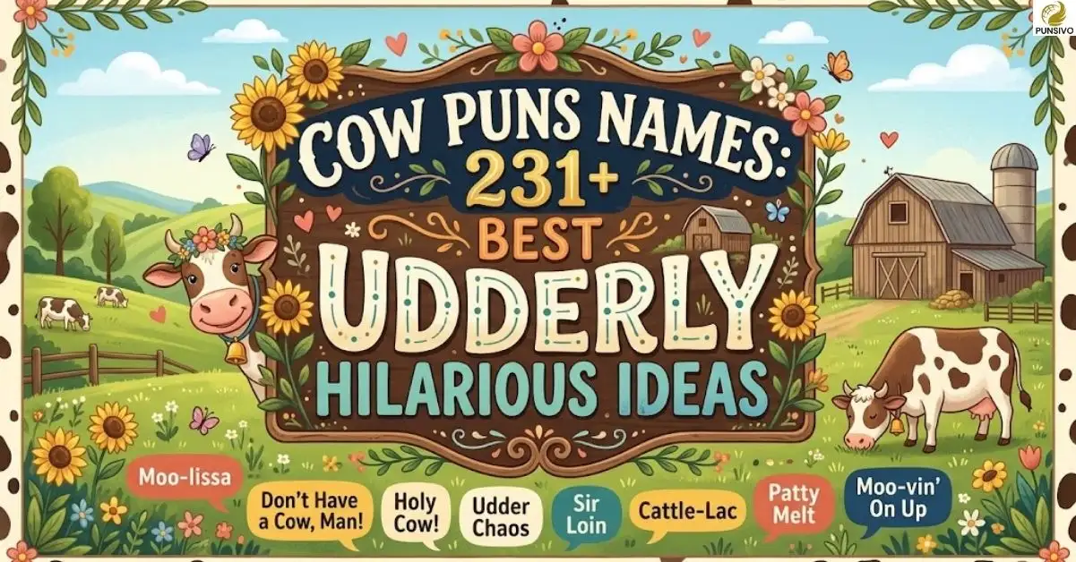 Cow Puns Names: 231+ Best Udderly Hilarious Ideas