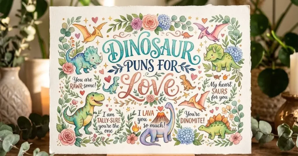 Dinosaur Puns for Love