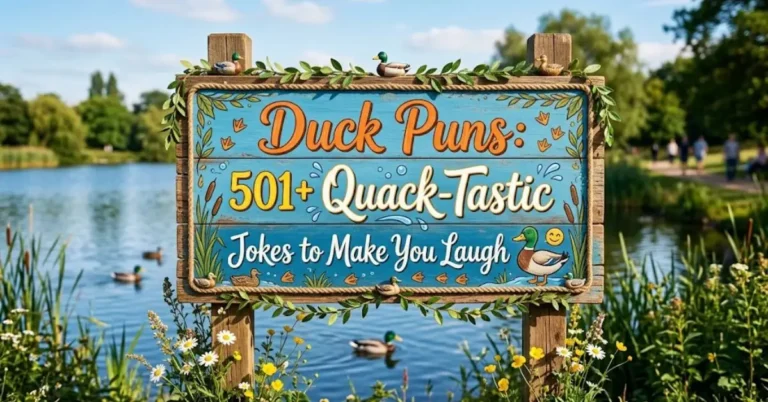 Duck Puns: 501+ Quack-Tastic Jokes to Make You Laugh