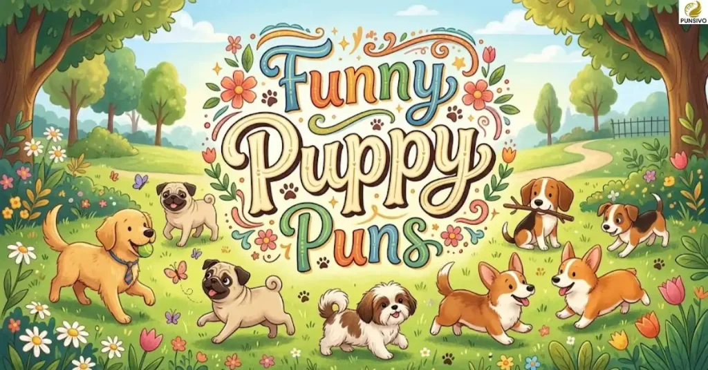 funny-puppy-puns Funny Puppy Puns