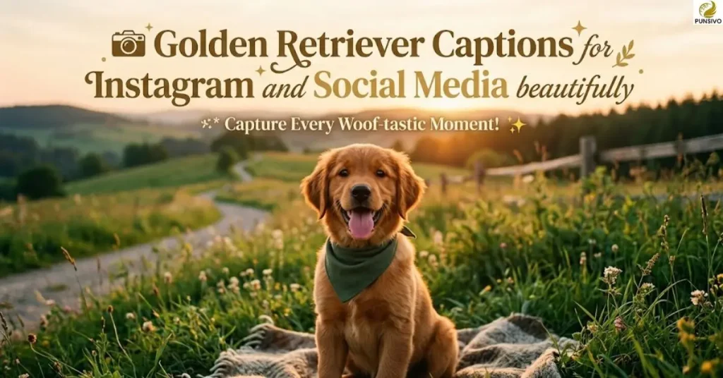 golden-retriever-captions-for-instagram-and-social-media Golden Retriever Captions for Instagram and Social Media