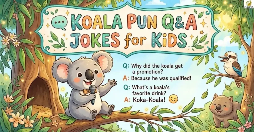 koala-pun-qanda-jokes-for-kids Koala Pun Q&A Jokes for Kids