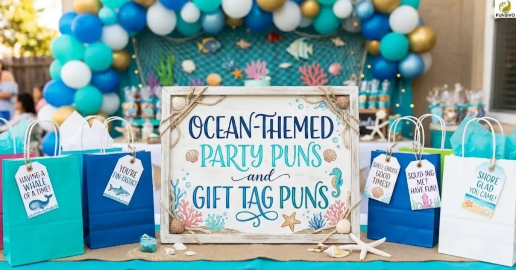 ocean-themed-party-puns-and-gift-tag-puns Ocean-Themed Party Puns and Gift Tag Puns