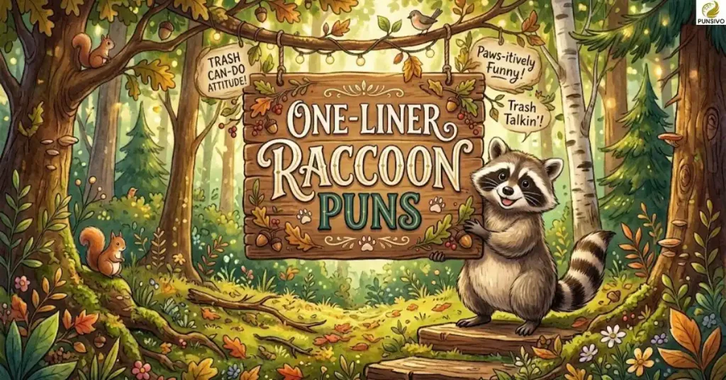 One-Liner Raccoon Puns