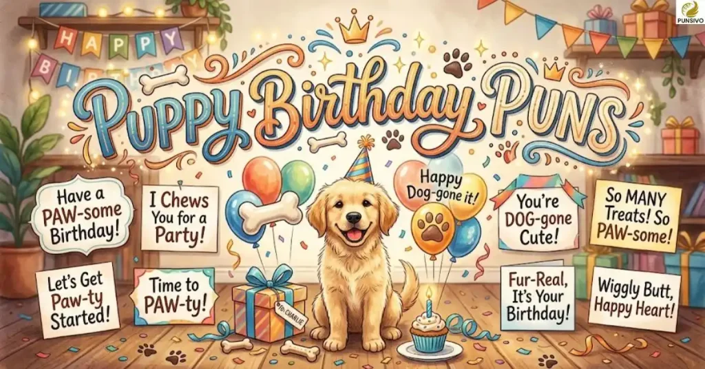 puppy-birthday-puns (1) Puppy Birthday Puns