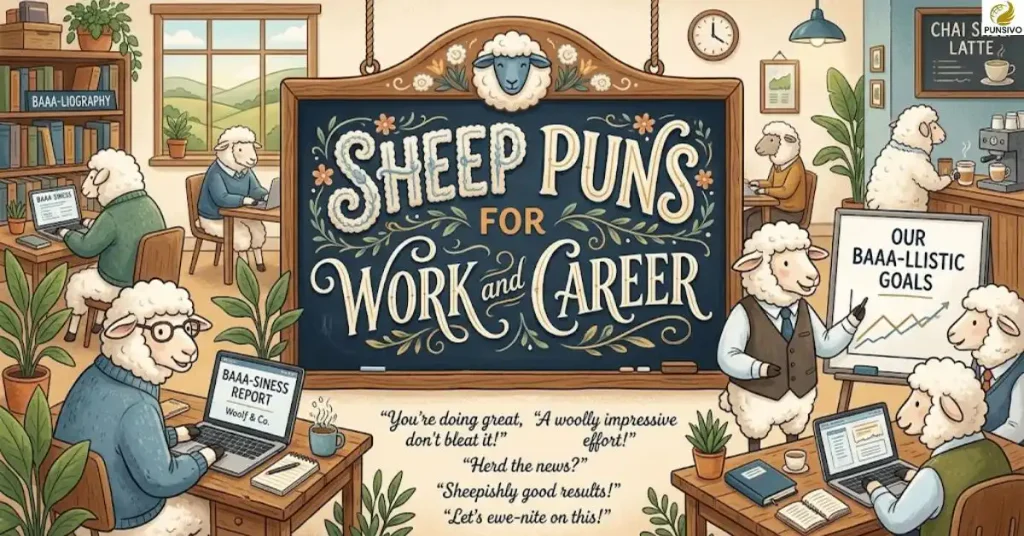 sheep-puns-for-work-and-career Sheep Puns for Work and Career