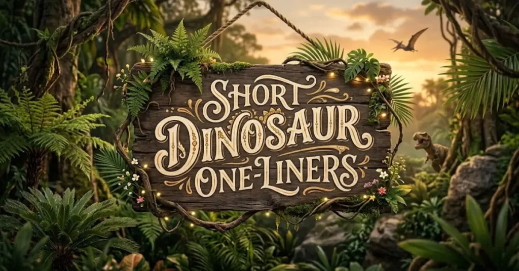 short-dinosaur-one-liners Short Dinosaur One-Liners