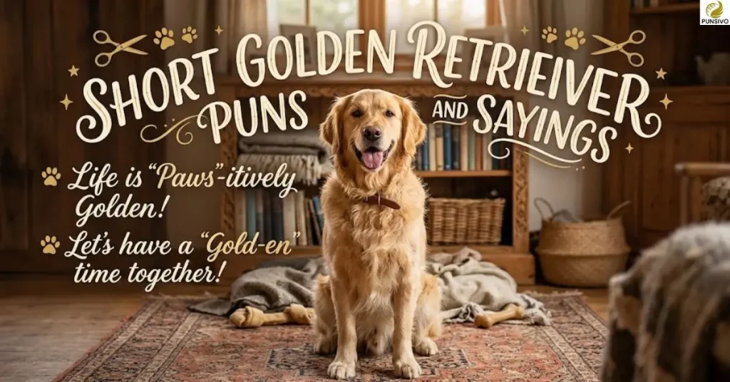 short-golden-retriever-puns-and-sayings Short Golden Retriever Puns and Sayings