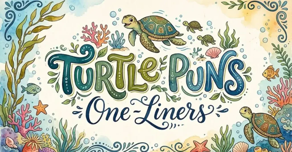 turtle-puns-one-liners Turtle Puns One-Liners