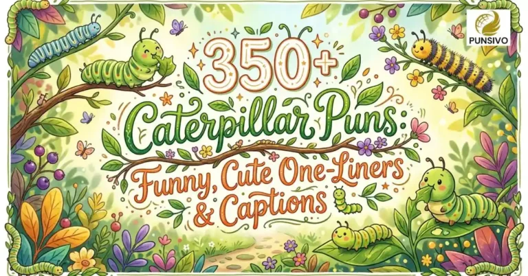 350+ Caterpillar Puns: Funny, Cute One-Liners & Captions 🐛