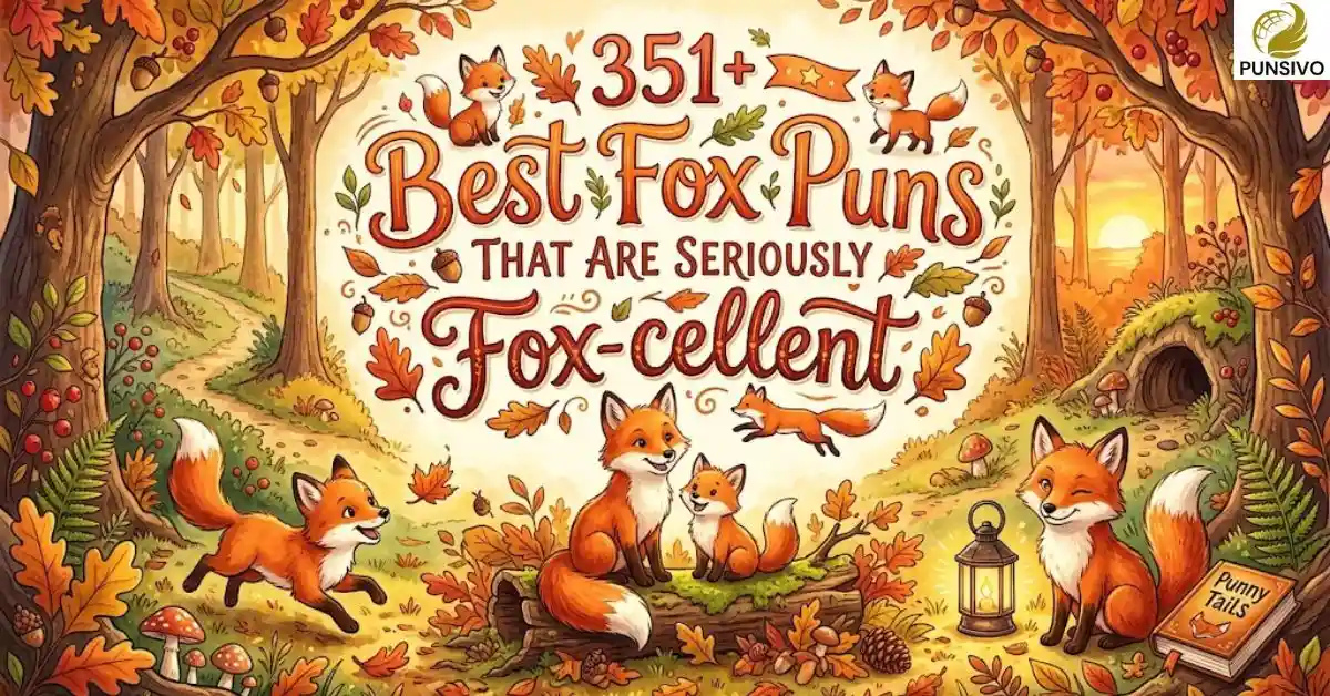 351+ Best Fox Puns That Are Seriously Fox-cellent