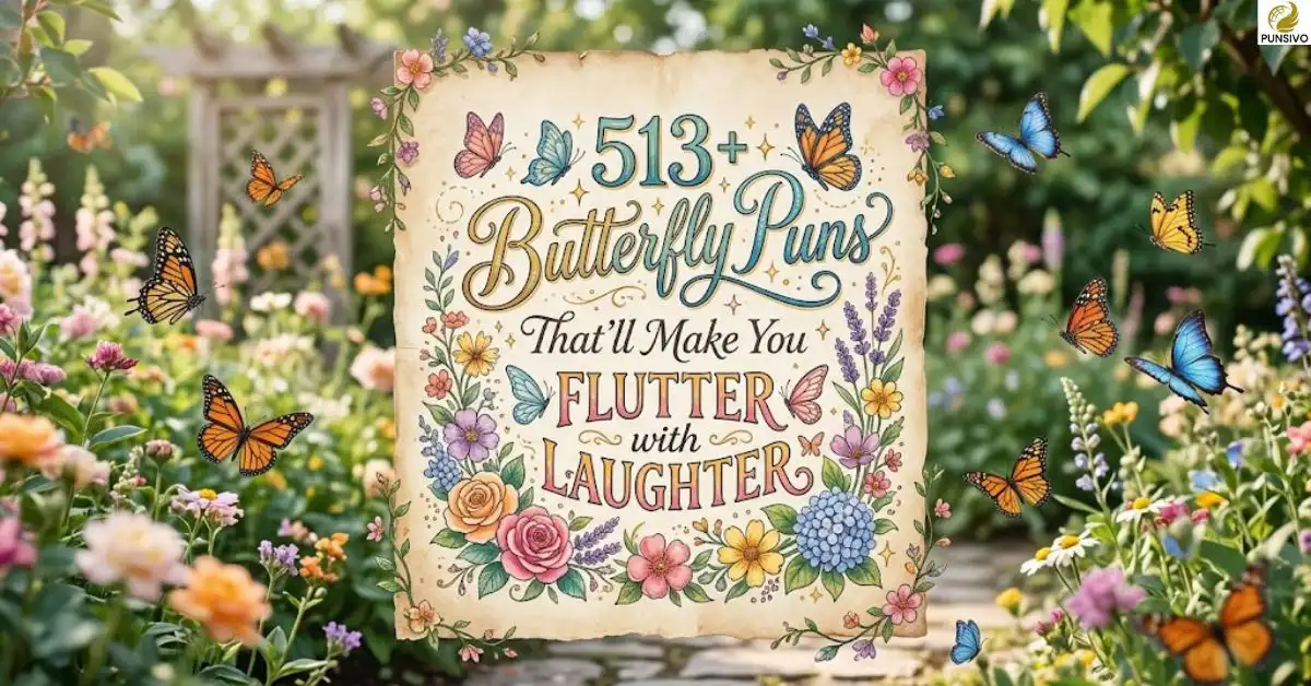 513+ Butterfly Puns That’ll Make You Flutter with Laughter
