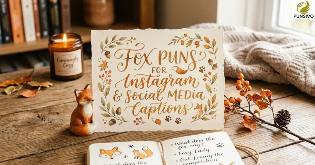 Fox Puns for Instagram and Social Media Captions