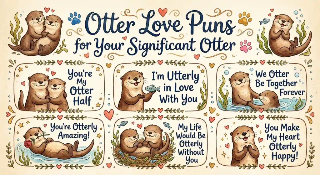 Otter Love Puns for Your Significant Otter