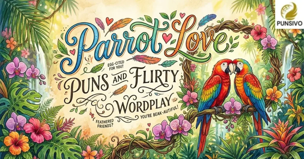 parrot-love-puns-and-flirty-wordplay Parrot Love Puns and Flirty Wordplay