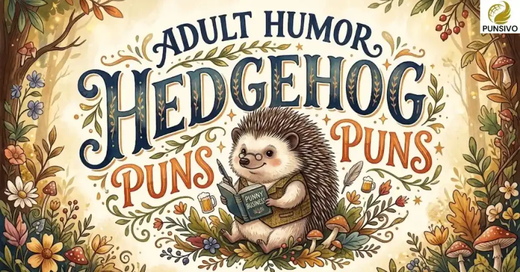 Adult Humor Hedgehog Puns