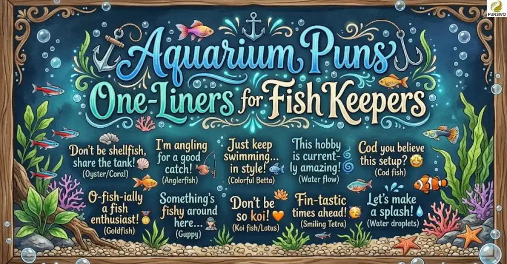 Aquarium Puns One-Liners for Fish Keepers