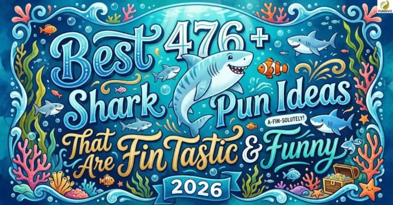 Best 476+ Shark Pun Ideas That Are Fin Tastic & Funny 2026