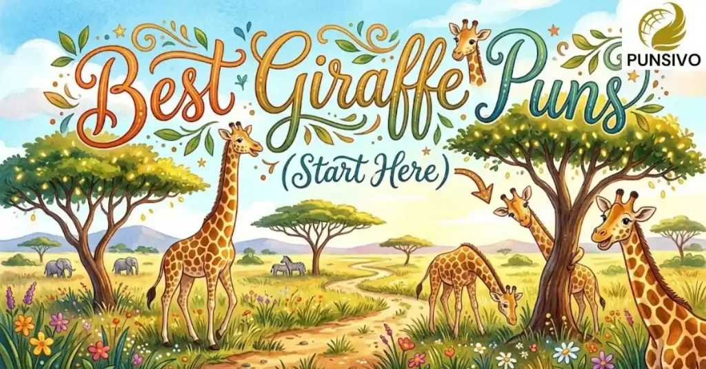 Best Giraffe Puns 