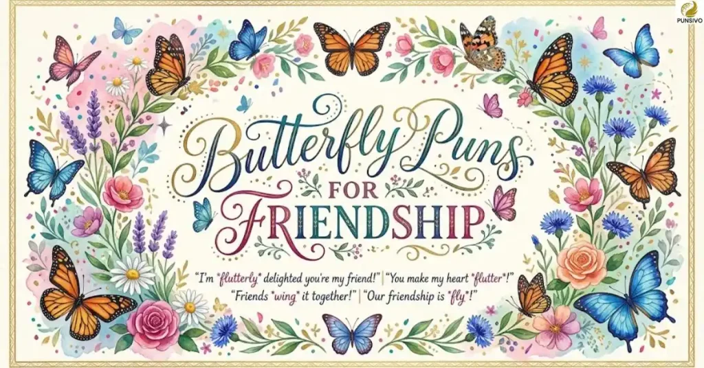 Butterfly Puns for Friendship