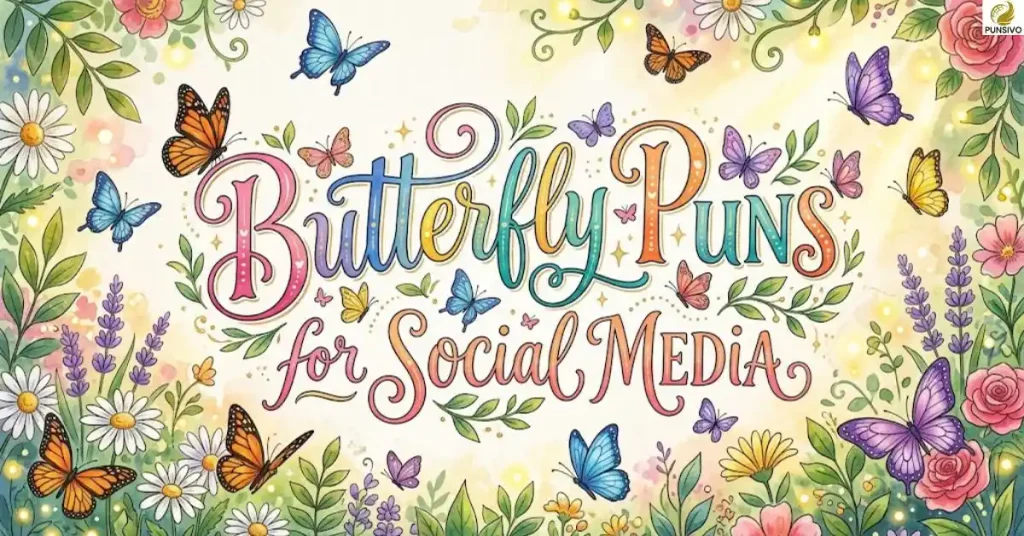 Butterfly Puns for Social Media