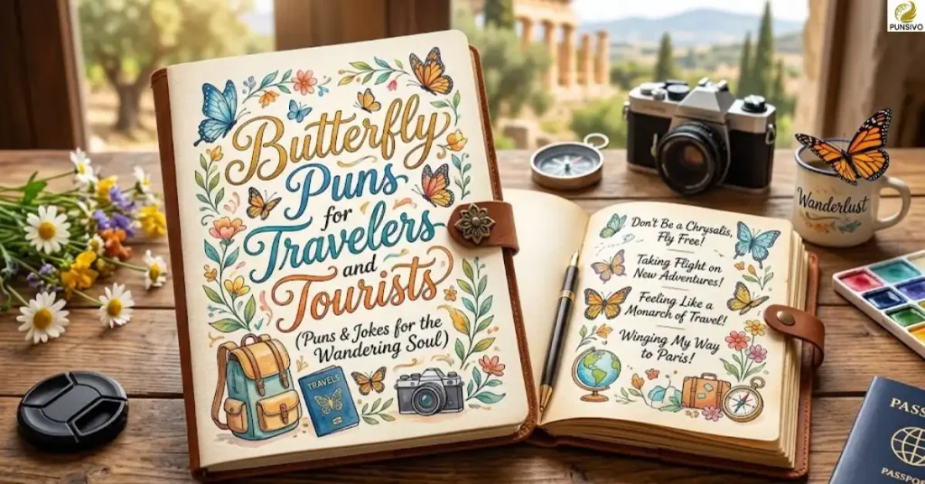 Butterfly Puns for Travelers and Tourists