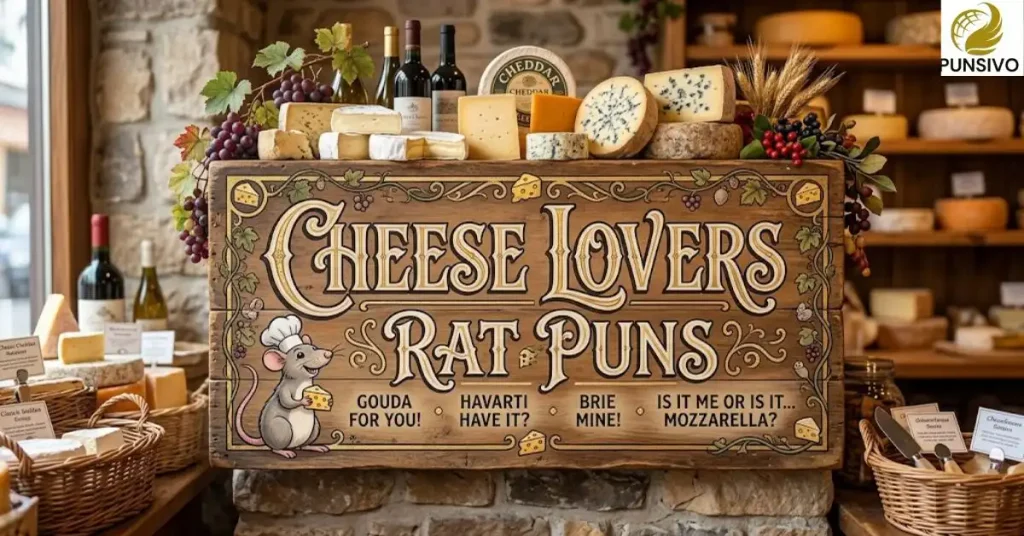Cheese Lovers Rat Puns