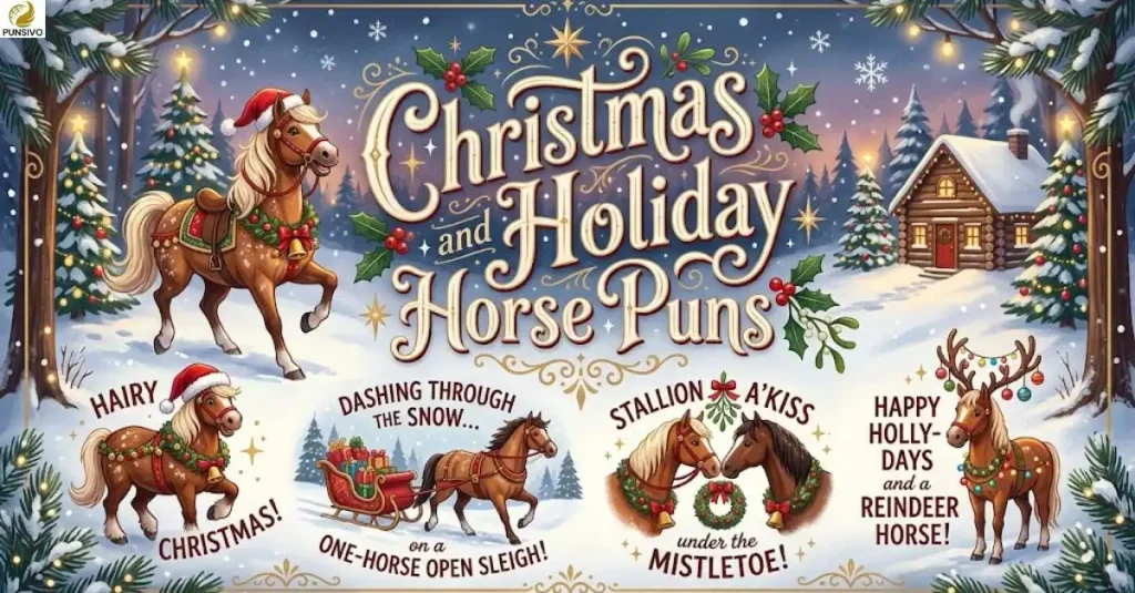 christmas-and-holiday-horse-puns Christmas and Holiday Horse Puns