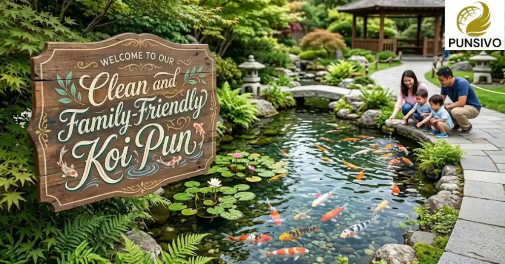 Clean and Family-Friendly Koi Pun