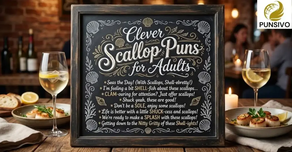 Clever scallop puns for adults