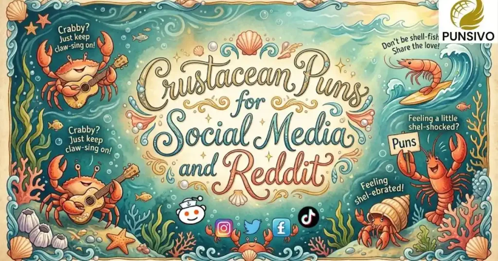 Crustacean Puns for Social Media and Reddit