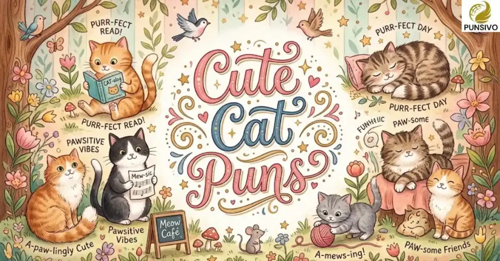 Cute Cat Puns