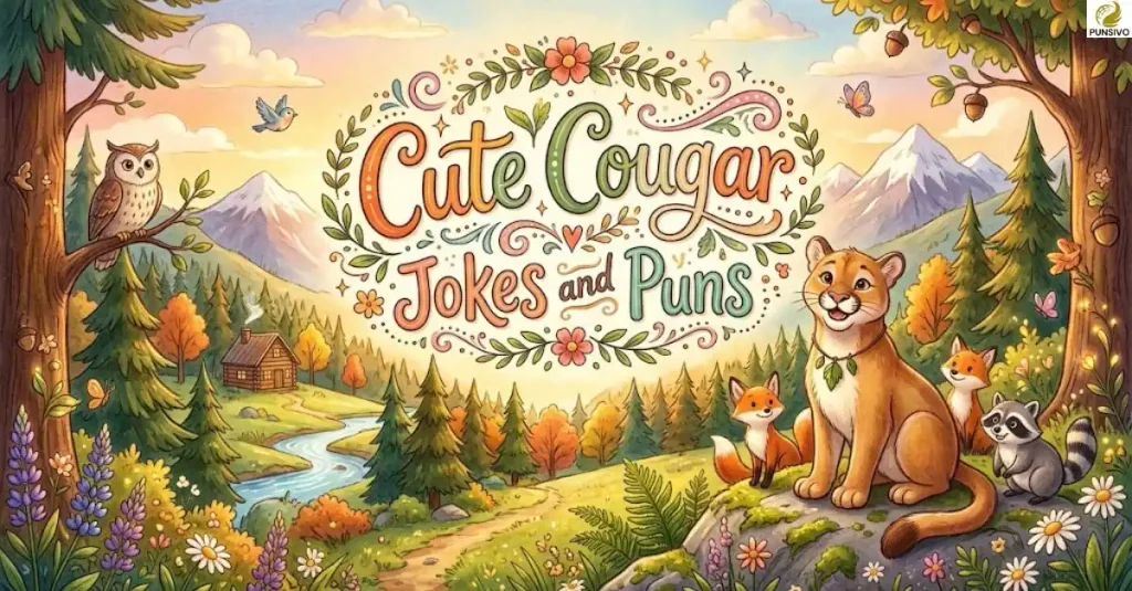 Cute Cougar Jokes and Puns