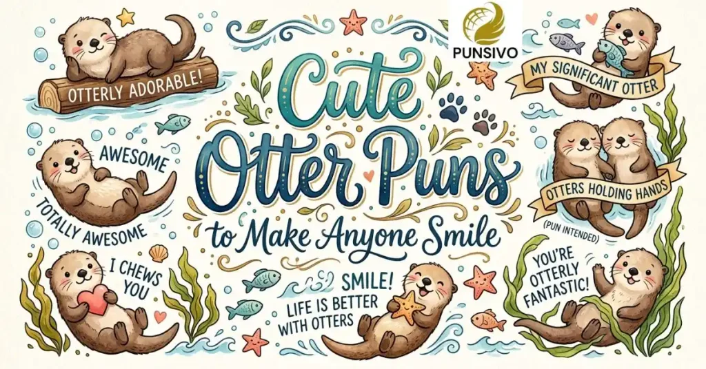 Cute Otter Puns to Make Anyone Smile