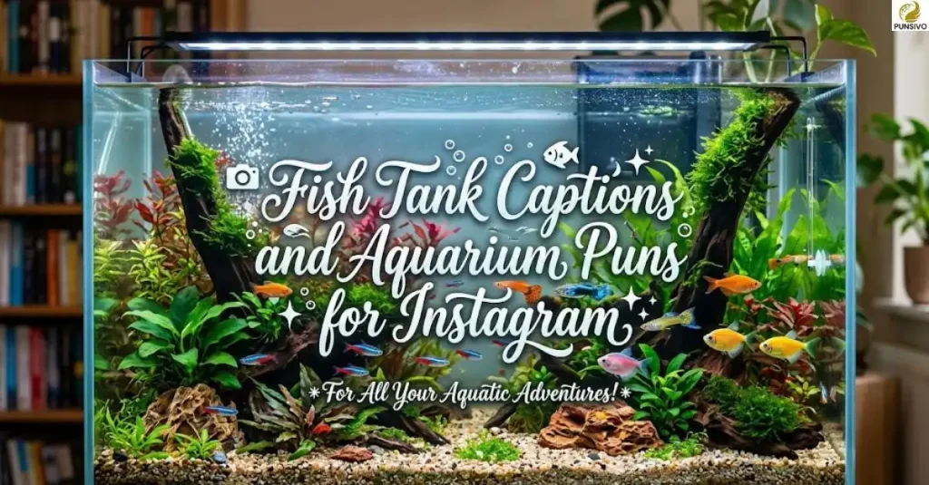 Fish Tank Captions and Aquarium Puns for Instagram