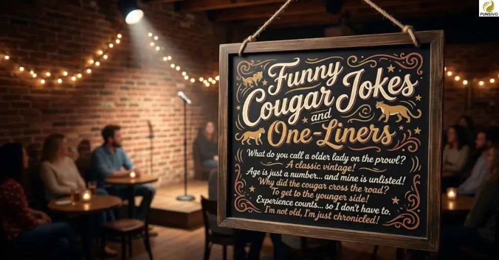 Funny Cougar Jokes and One-Liners