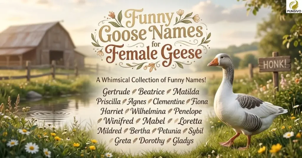 Funny Goose Names for Female Geese