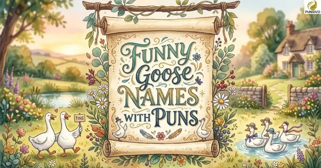 Funny Goose Names with Puns