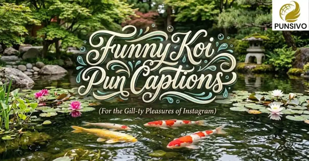Funny Koi Pun Captions