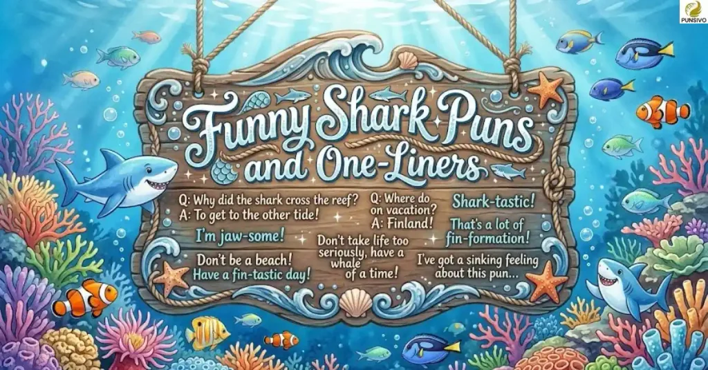 funny-shark-puns-and-one-liners Funny Shark Puns and One-Liners