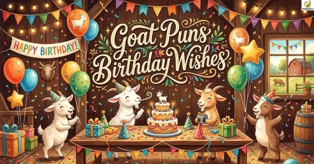goat-puns-birthday-wishes Goat Puns Birthday Wishes