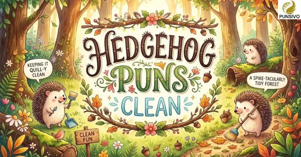 Hedgehog Puns Clean